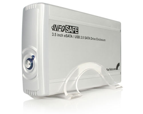 3.5" eSATA/USB 2.0 SATA Drive Enclosure