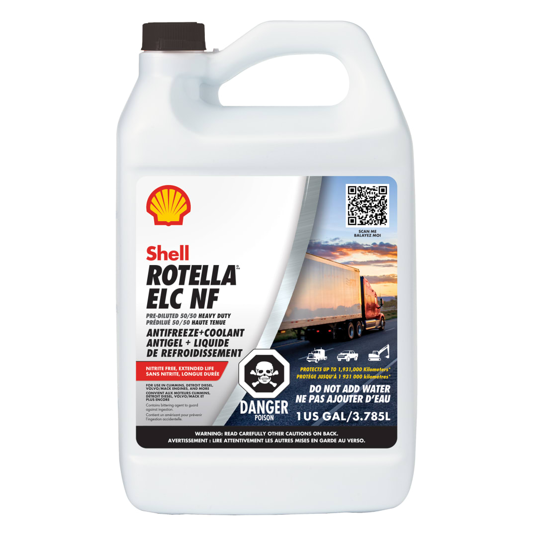 Shell Rotella Nitrite-Free Extended Life ELC Anti-Freeze + Coolant, Pre-Diluted 50/50, 1 Gallon