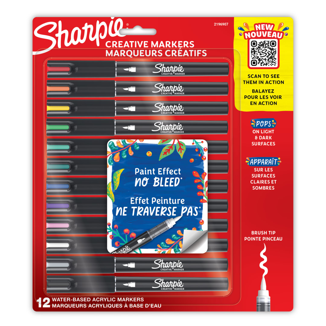 SHARPIE ACRYLIC CREATMKR BRUSH ASST