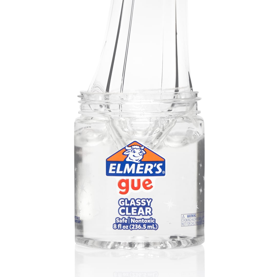 Elmer's Gue Pre Made Slime, Glassy Clear Slime, Great for Mixing in Add-ins, 1 Count