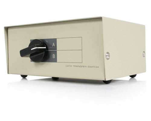 Manual 2-to-1 Switchbox for VGA, HDDB15