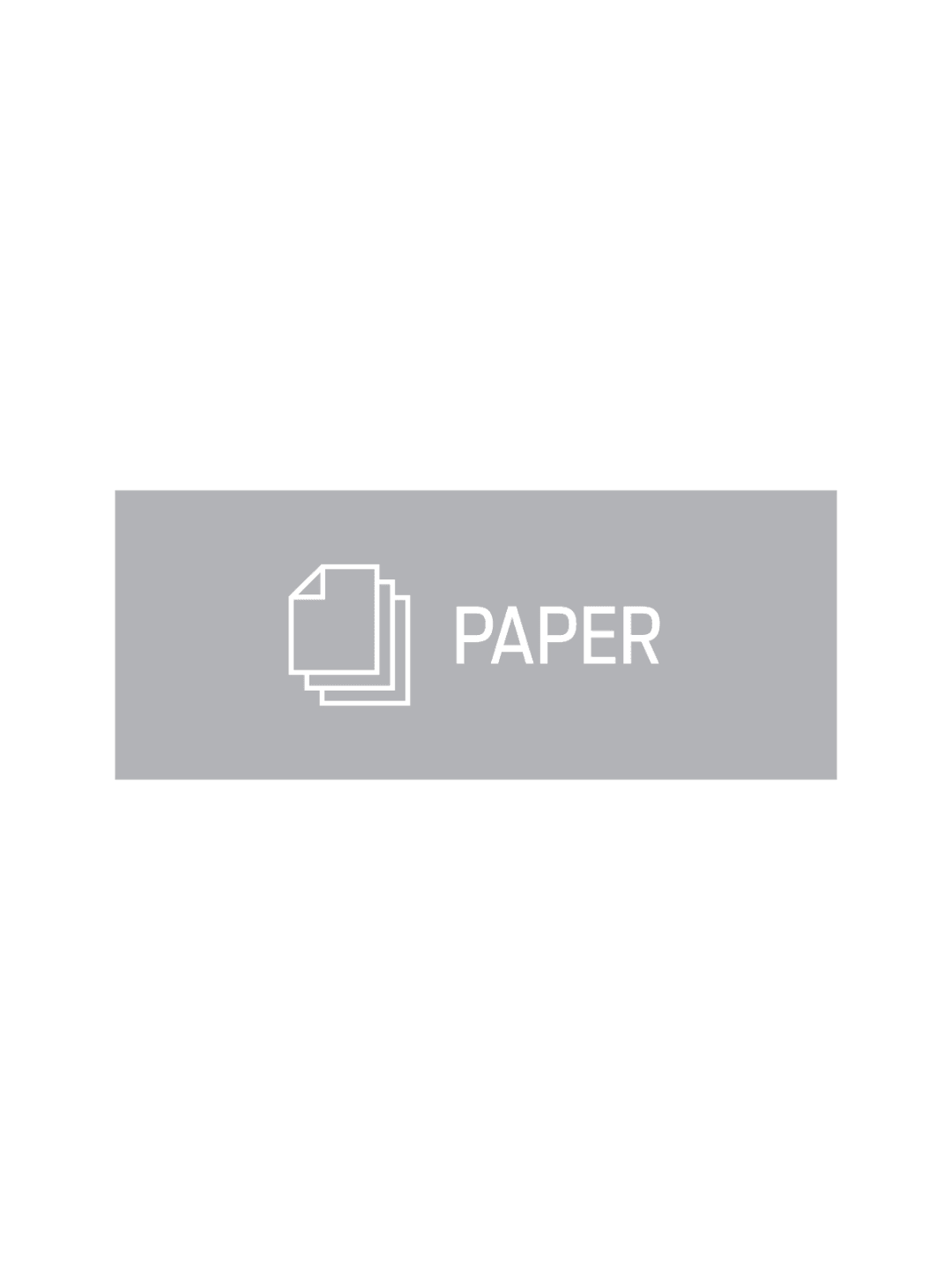 RISE - Double - Sign - Paper - Grey