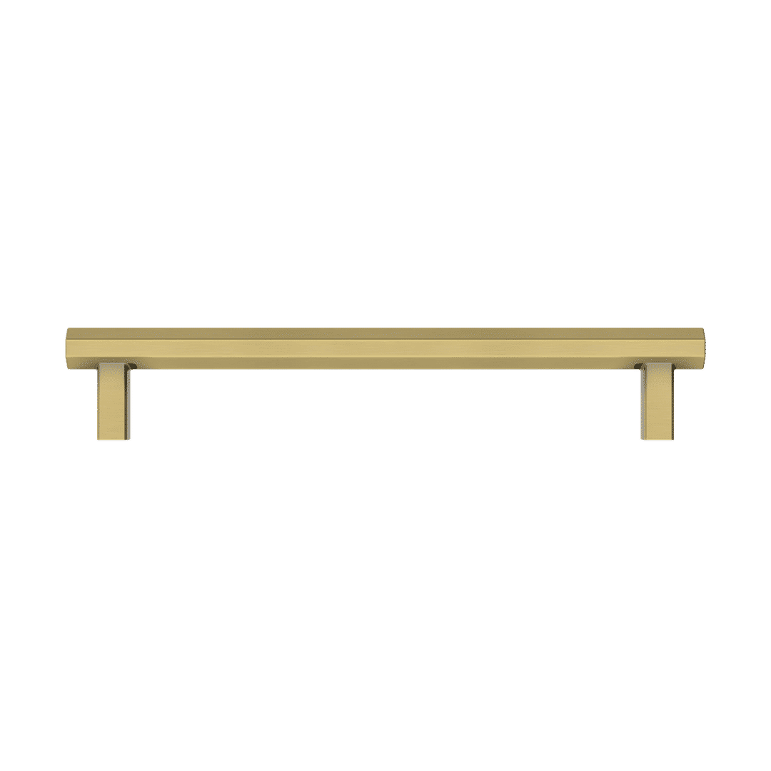 4418 Octagonal 6" Pull, In Heirloom Brass
