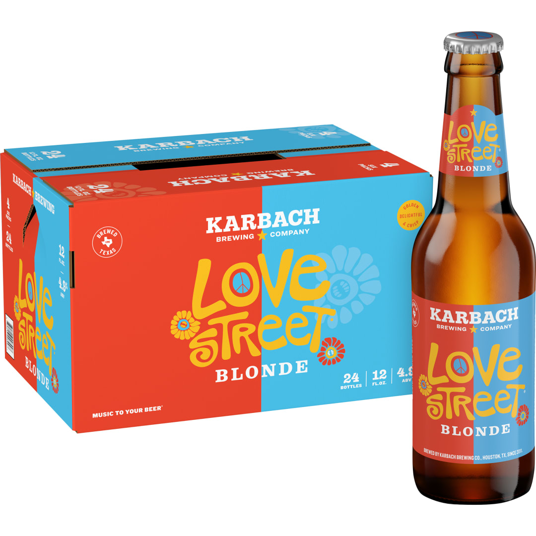 Karbach Brewing Co. Love Street® Blonde Beer, 4/6 Packs 12 fl. oz. Bottles
