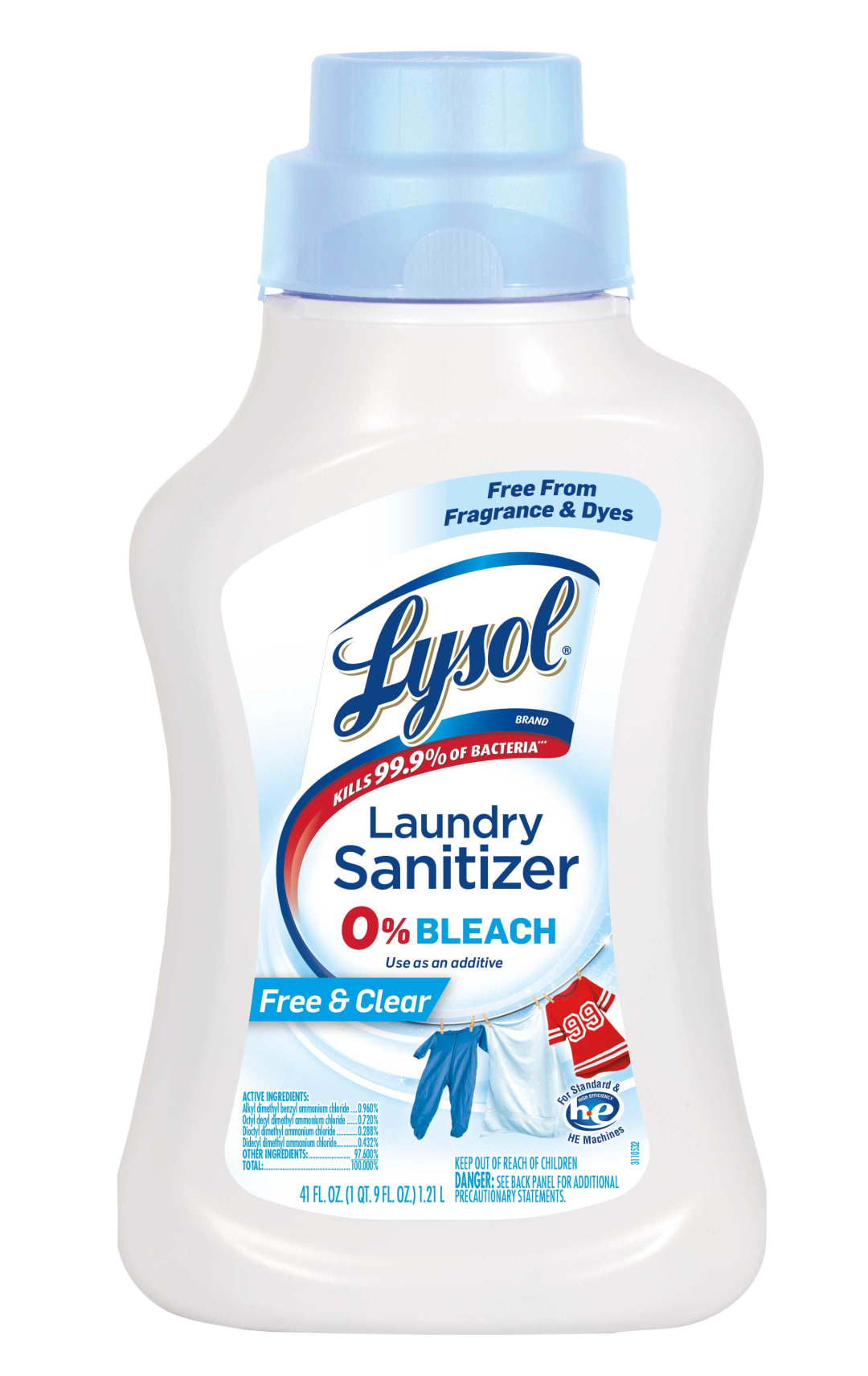LYSOL® Laundry Sanitizer Baby Free & Clear 6/41 oz.