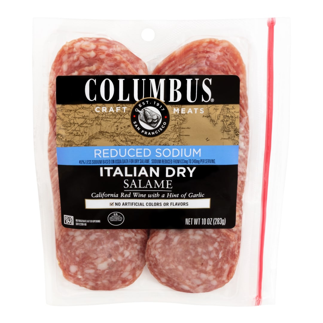 COLUMBUS Reduced Sodium Italian Dry Pillow Pack 10oz