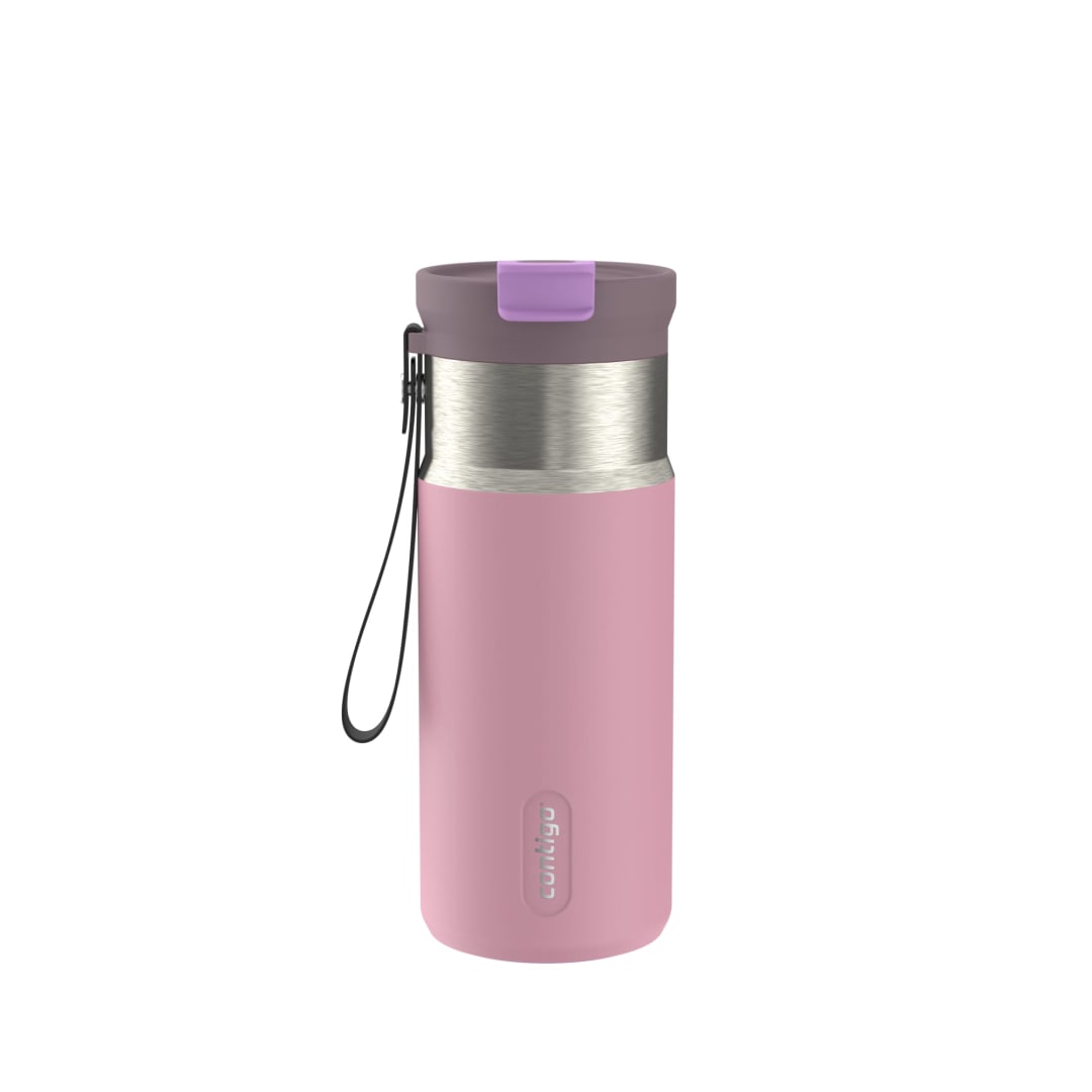 Contigo DualSip 16 oz Compact Leakproof Insulated Water Bottle with 2-Way Lid