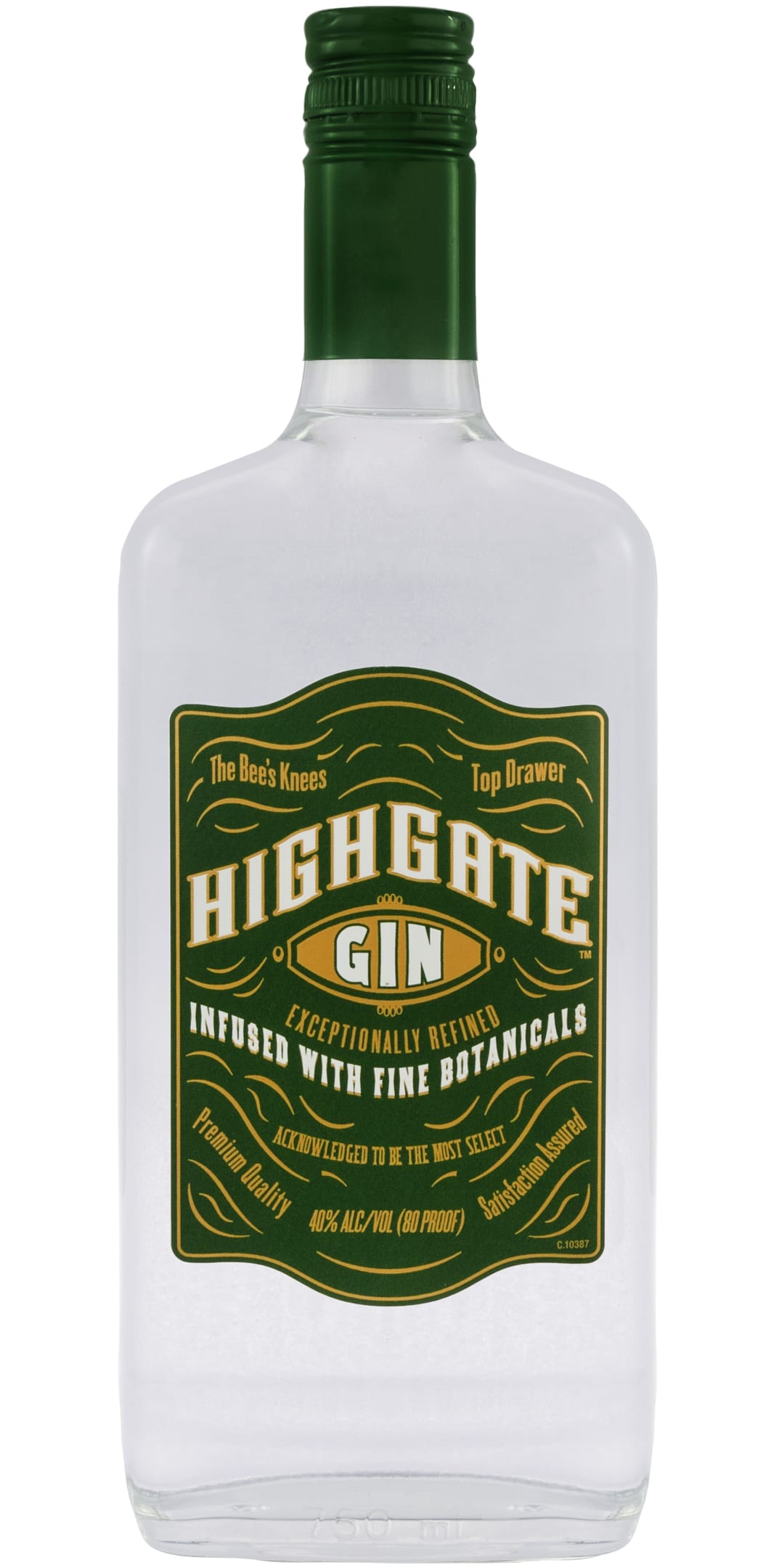 Highgate Dry Gin 750ml 80 Proof