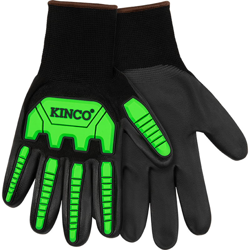 Polyester Knit Shell & CoolCoat™ Micro-Foam Nitrile Palm with Impact Protection