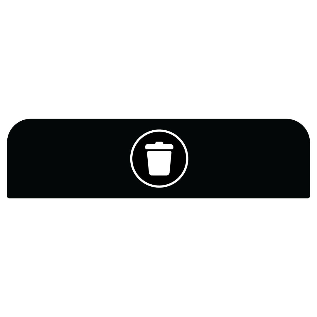 Configure™ Landfill 33 Gal Black Sign