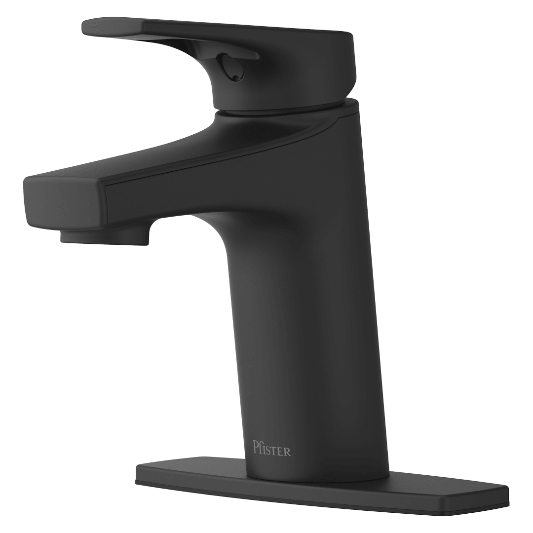 Ferris Single Control Bathroom Faucet in Matte Black