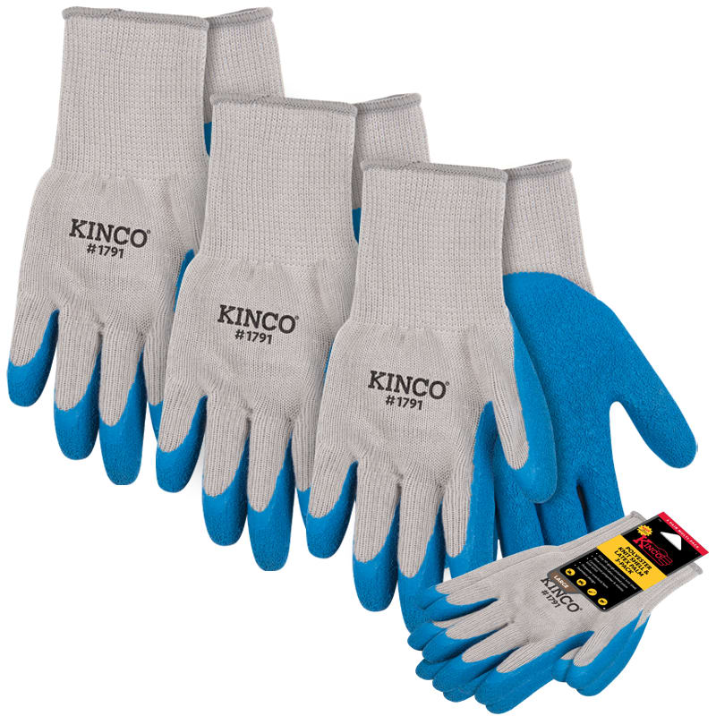 3-Pair Polyester Knit Shell & Latex Palm Multi-Pack