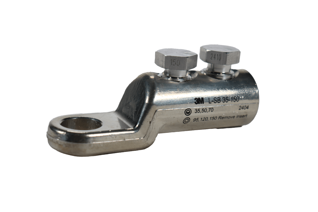 3M™ Mechanischer Scherbolzen-Kabelschuh L-SB, 35-150/2L, 35-150 mm², 12/Packung