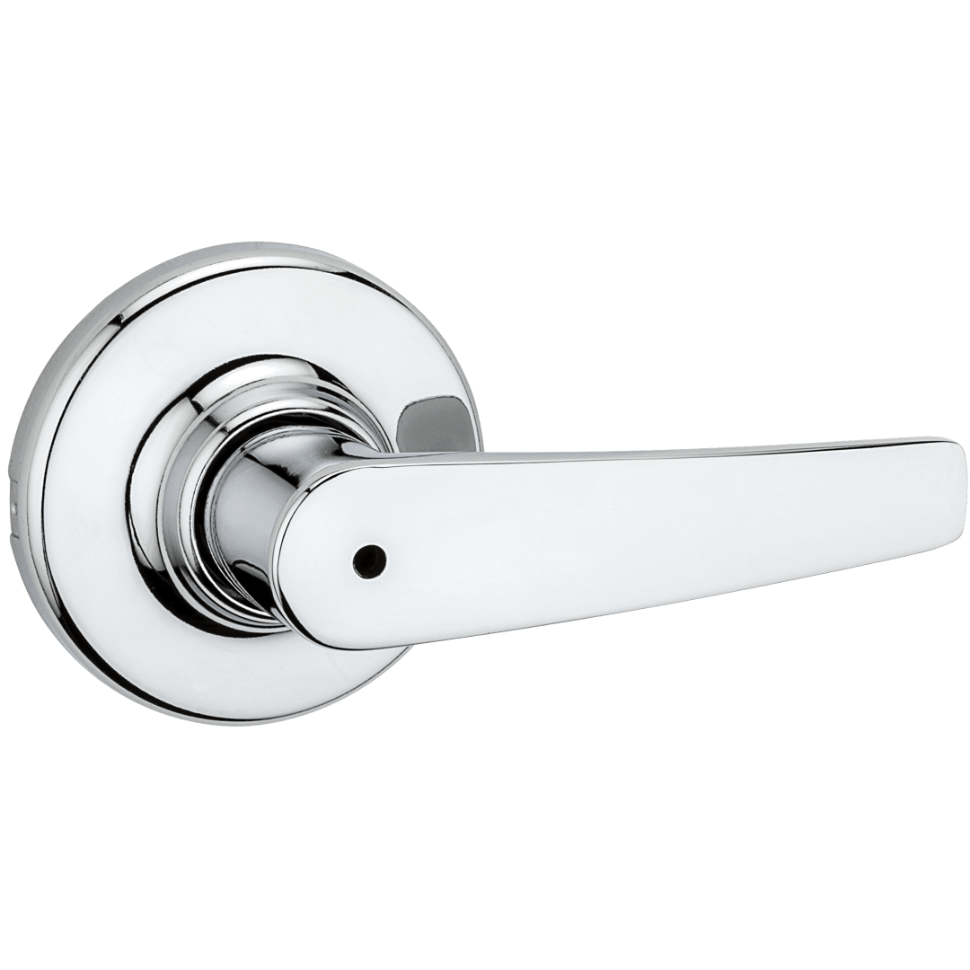 Delta Round Bed/Bath Lever in Polished Chrome