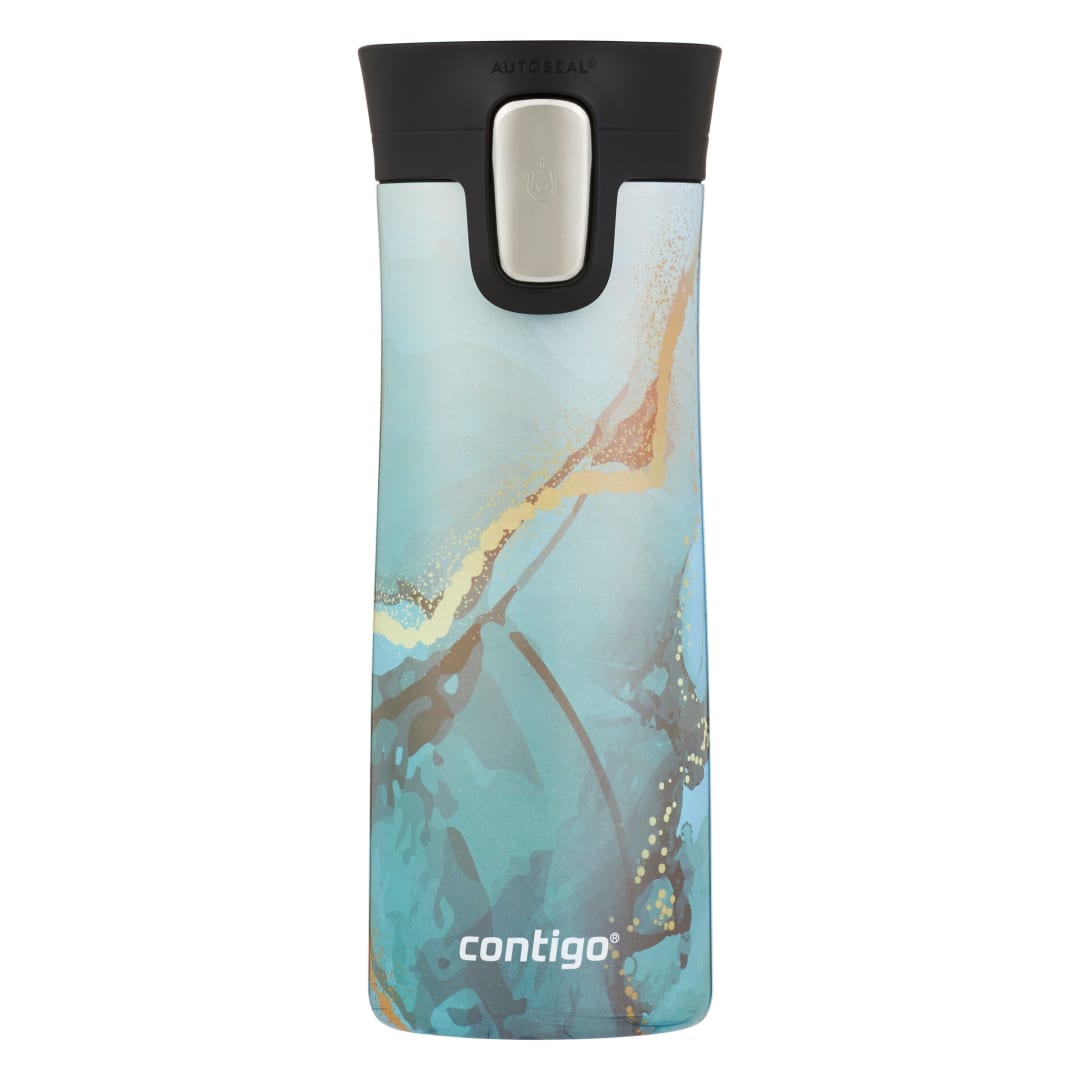 Contigo® Pinnacle Stainless Steel Travel Mug with AUTOSEALLid, Translucent Flower, 14 oz