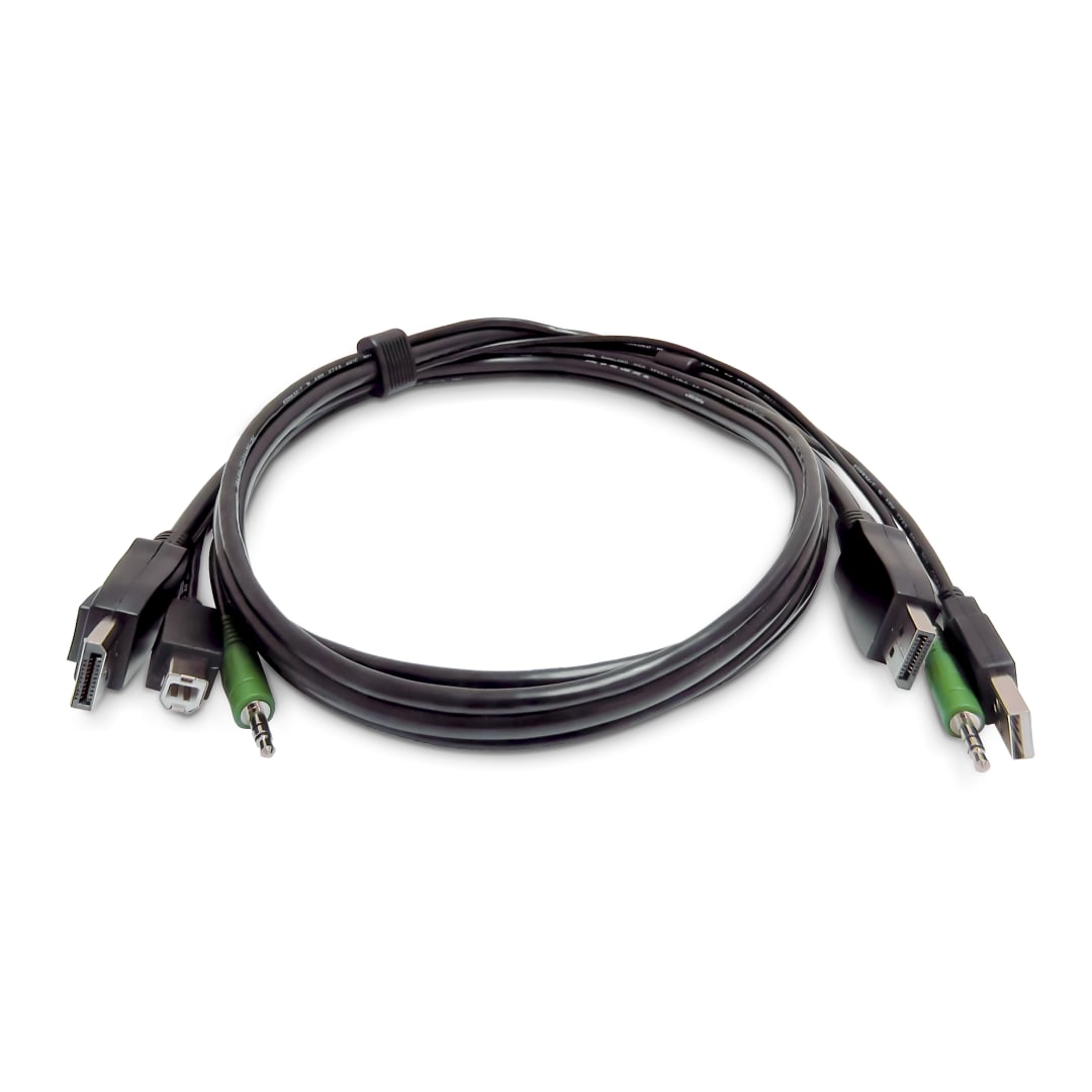 TAA Compliant 3 FT DisplayPort Male to DisplayPort Male, USB