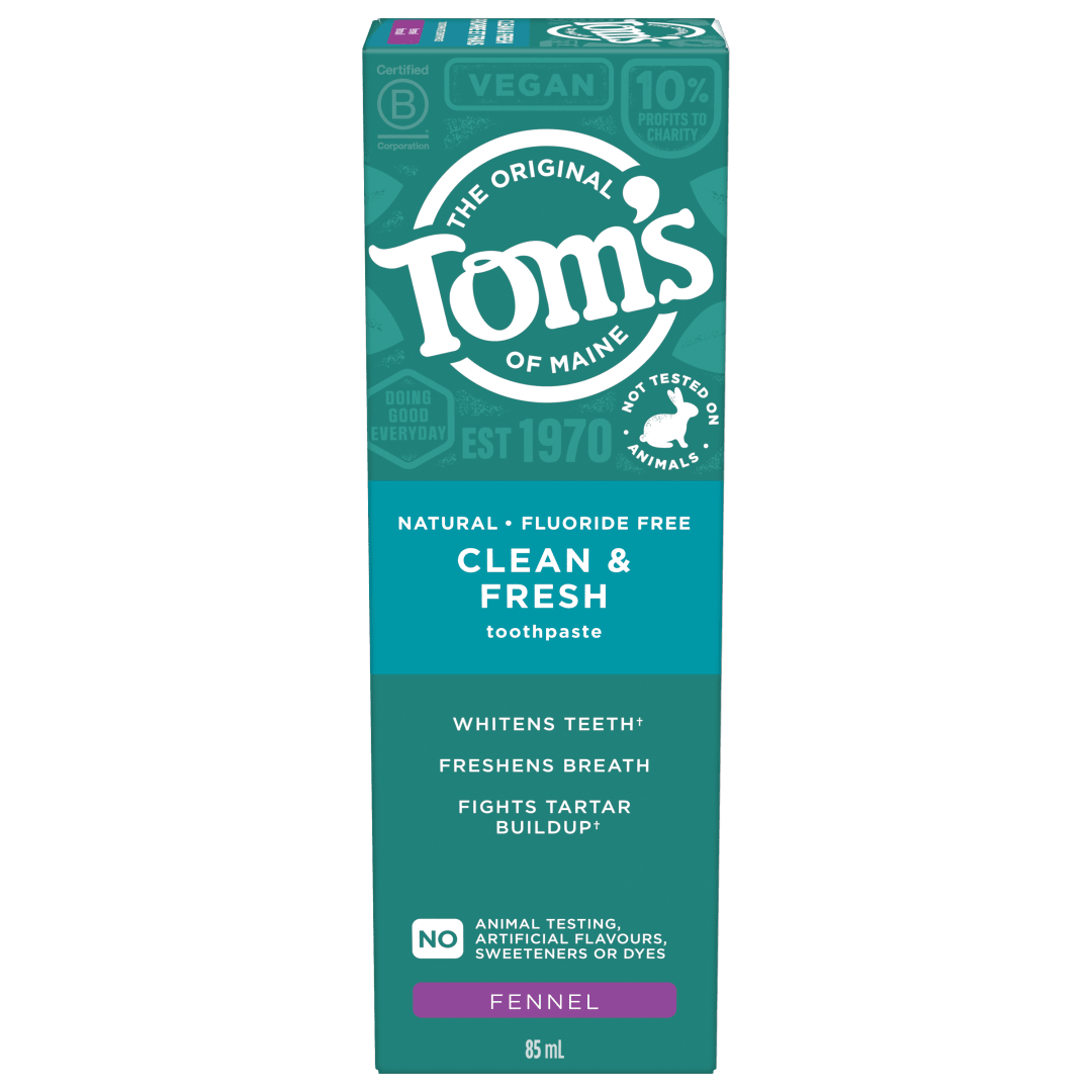 TOMS CLN&FRSH PST 85ML FENNEL 24P CAN