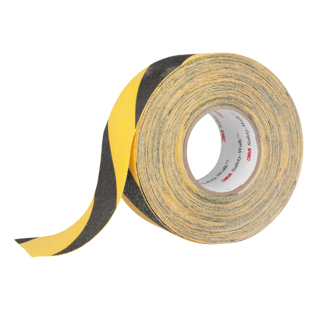 3M™ Safety-Walk™ Universal 613, Schwarz/Gelb, 51 mm x 18,3 m, 2 Rollen / Karton