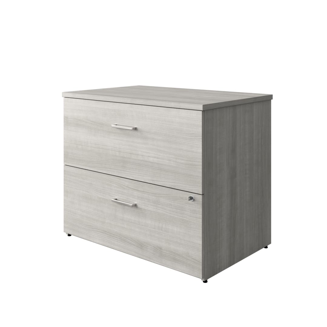 Cornerstone 35.75"W Pre-Assembled Lateral File, Slate Gray