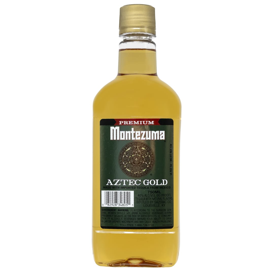 Montezuma Aztec Gold Tequila 750ml 80 Proof