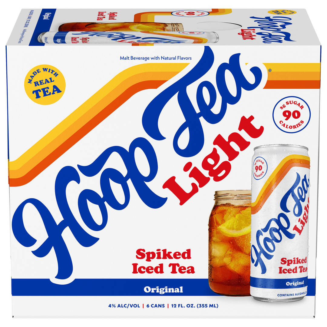 Hoop Tea Spiked Light Original Iced Tea 6 - 12 fl oz Cans