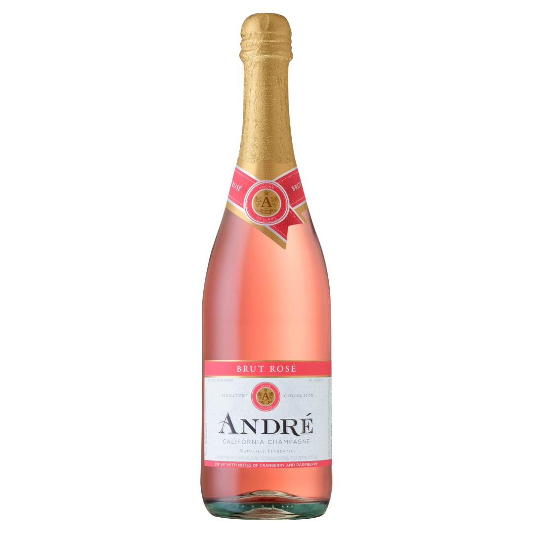 Andre Brut Rosé Champagne Sparkling Wine 750ml