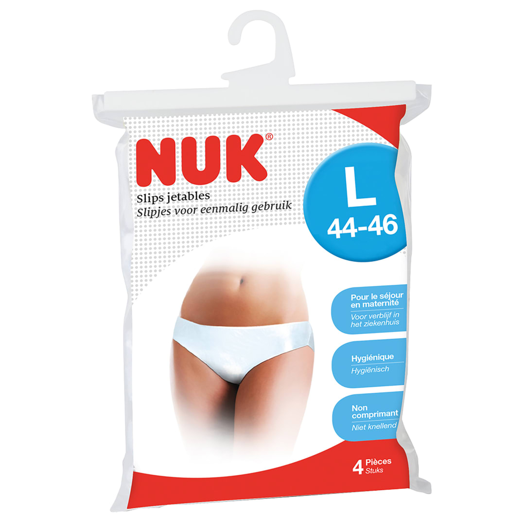 4 DISPOSABLE BRIEFS SIZE L