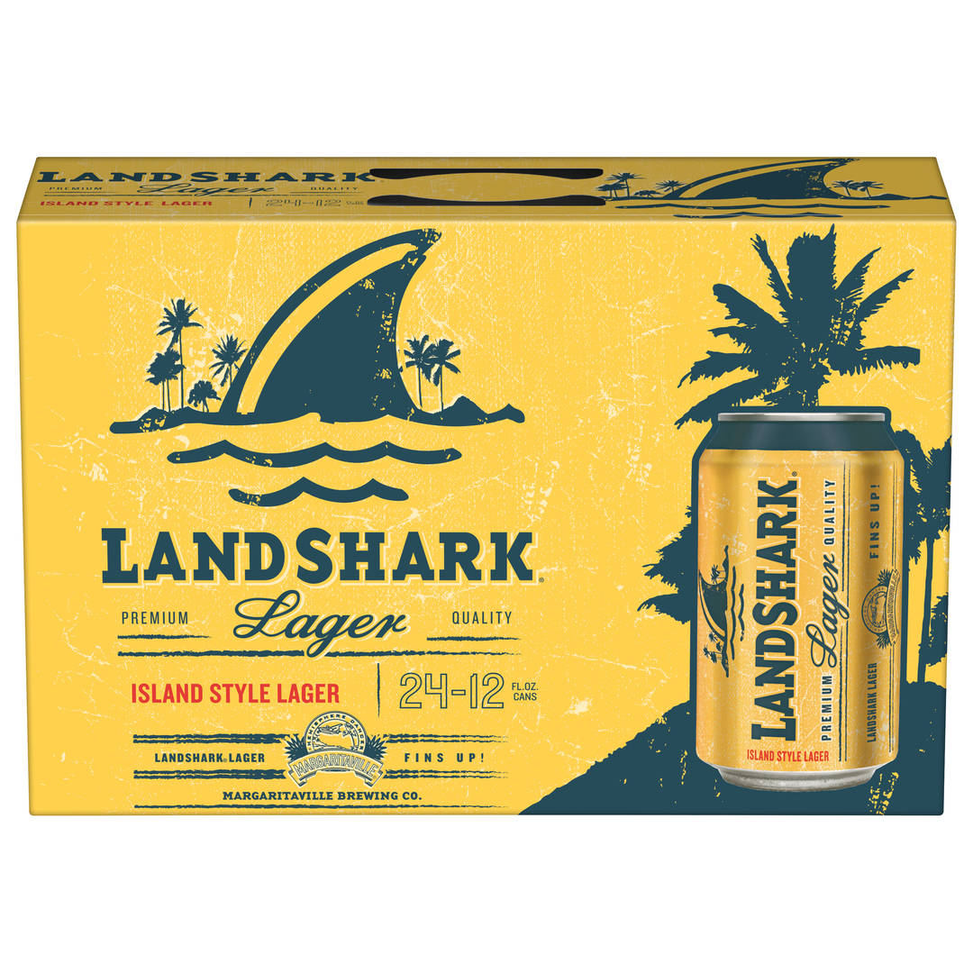 Landshark Island Style Lager, 24 Pack, 12 fl. oz. Cans, 4.7% ABV