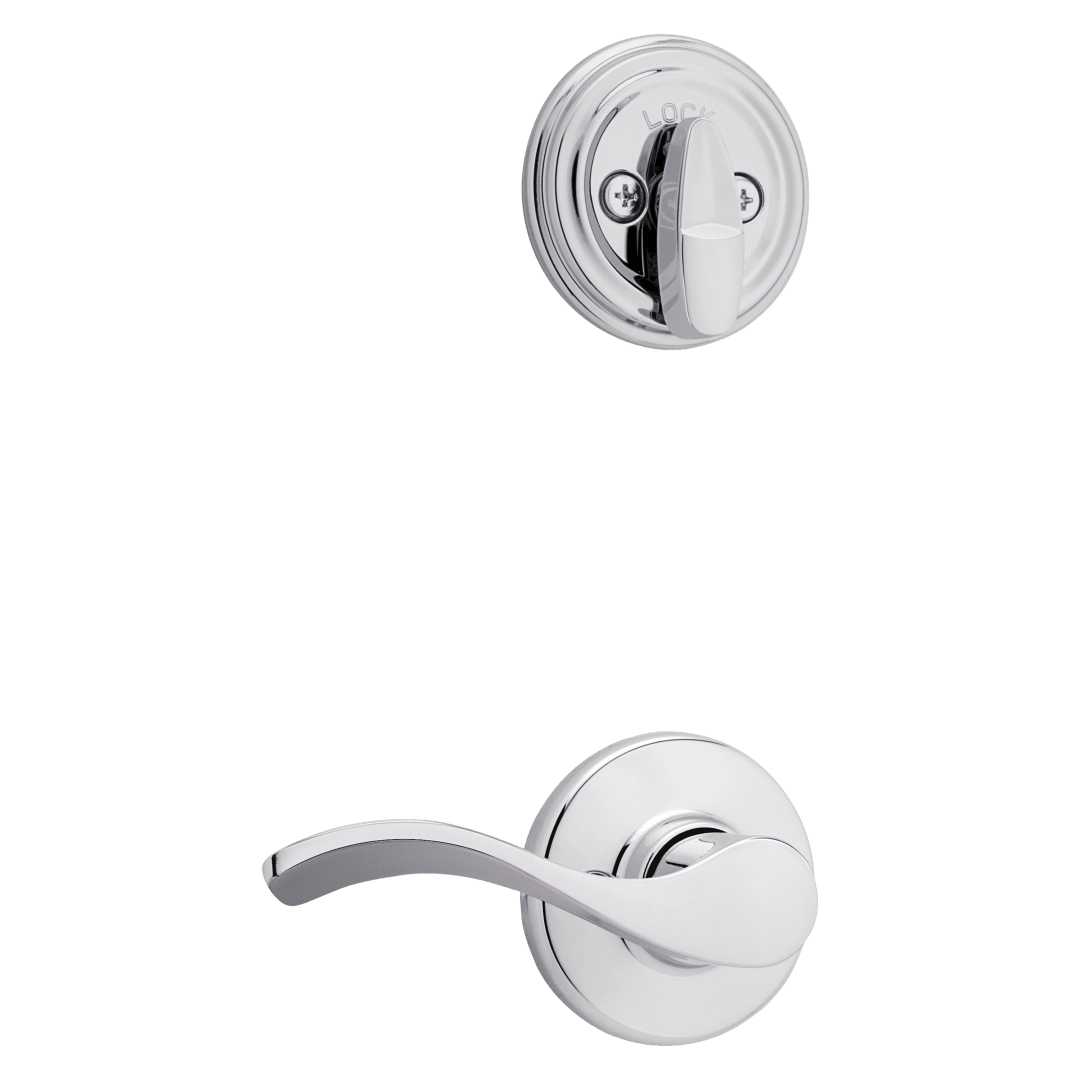 966 Single Cylinder Interior Pack w/ Balboa Right-Handed Lever Handlesets in Polished Chrome