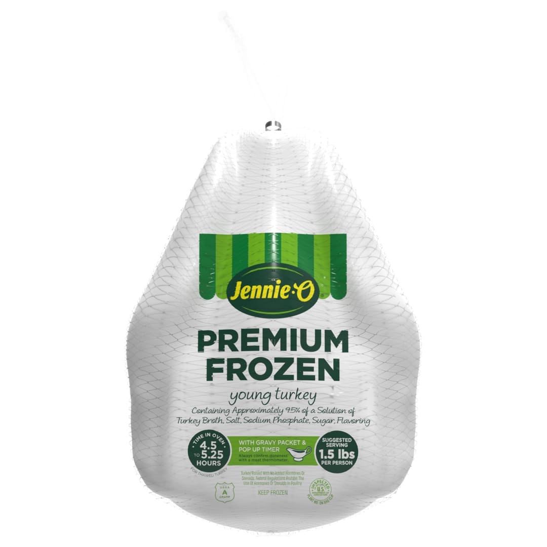 JENNIE-O Young Turkey 9.5% 24-26 Frozen, Net, Timer, Gravy Packet, Bulk