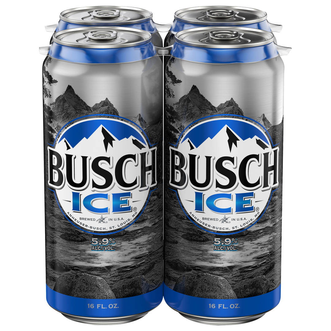 Busch Ice Beer 4 - 16 fl oz Cans