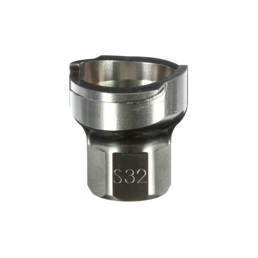 Adaptador 3M™ PPS™ Série 2.0, 26136, Tipo S32, Fêmea de 18 mm, Rosca de 1,5 mm