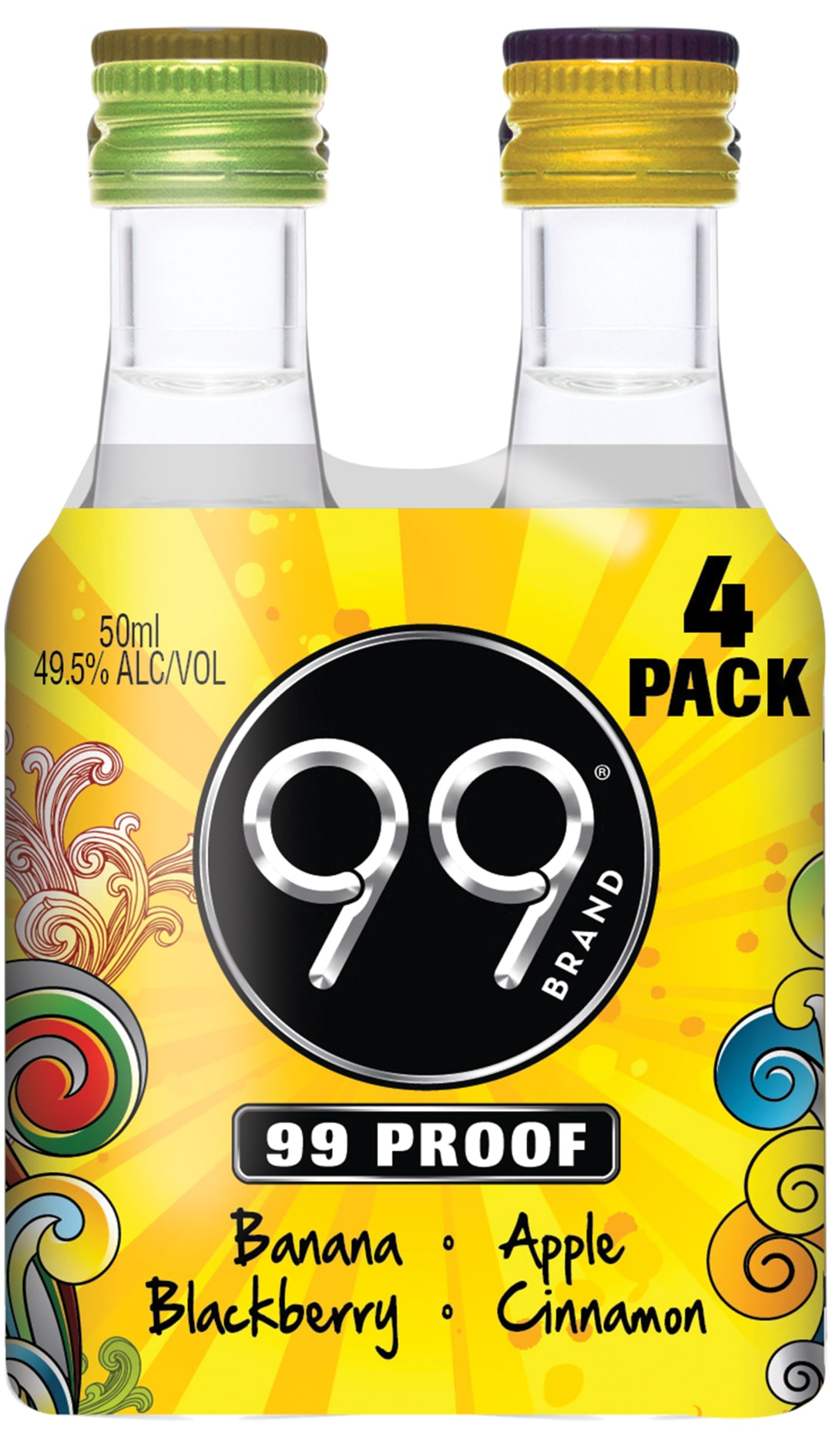 99 Assorted Party Pack Liqueur 4 Pack 50ml 99 Proof