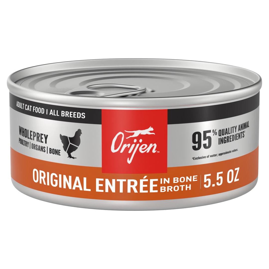 ORIJEN Premium Pate Wet Cat Food in Bone Broth Original Entrée
