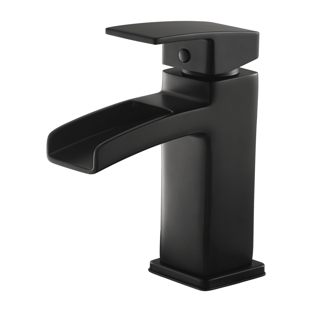 Kenzo Single Control 4" Centerset Bathroom Faucet in Black