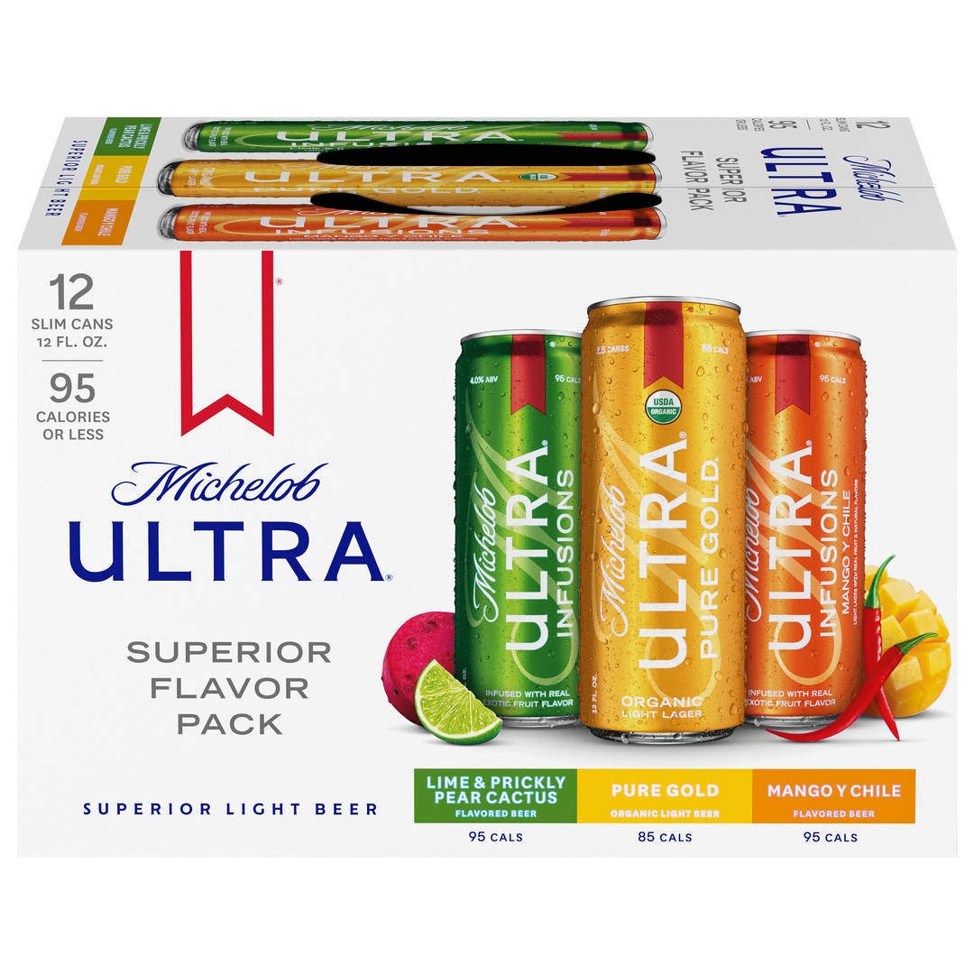 Michelob ULTRA Organic Beer Variety Pack, 12 Pack 12 FL OZ Cans