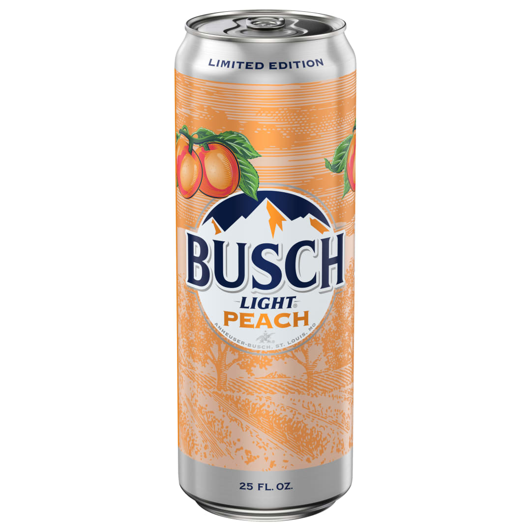 Busch Light Peach Beer 25 fl oz