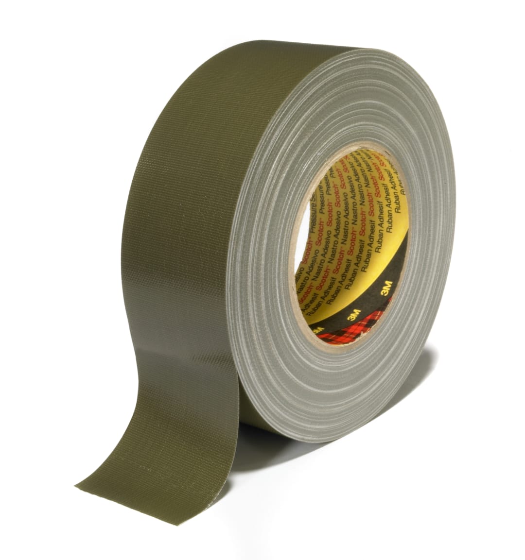 3M™ Gewebeklebeband 389, Oliv, 50 mm x 50 m, 0.26 mm