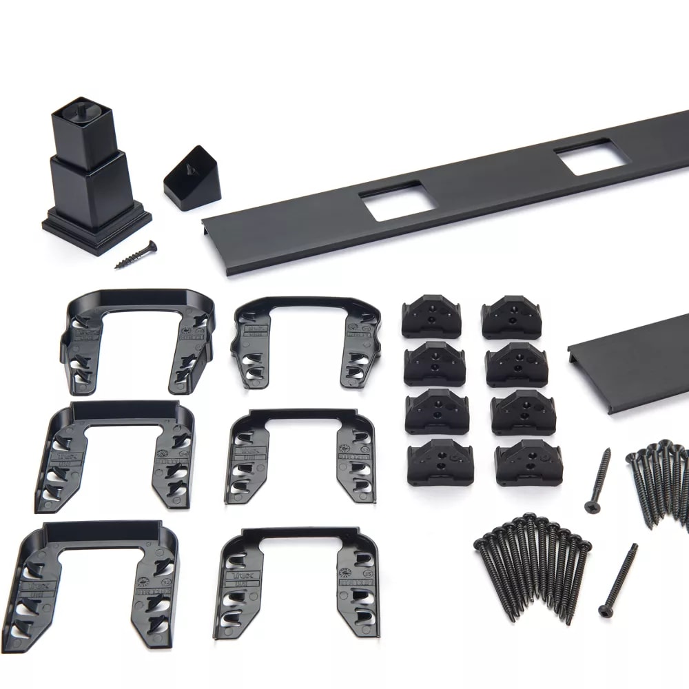 6-ft Transcend Accessory Infill Kit for Square Composite Balusters - Stair - Charcoal Black Full Span