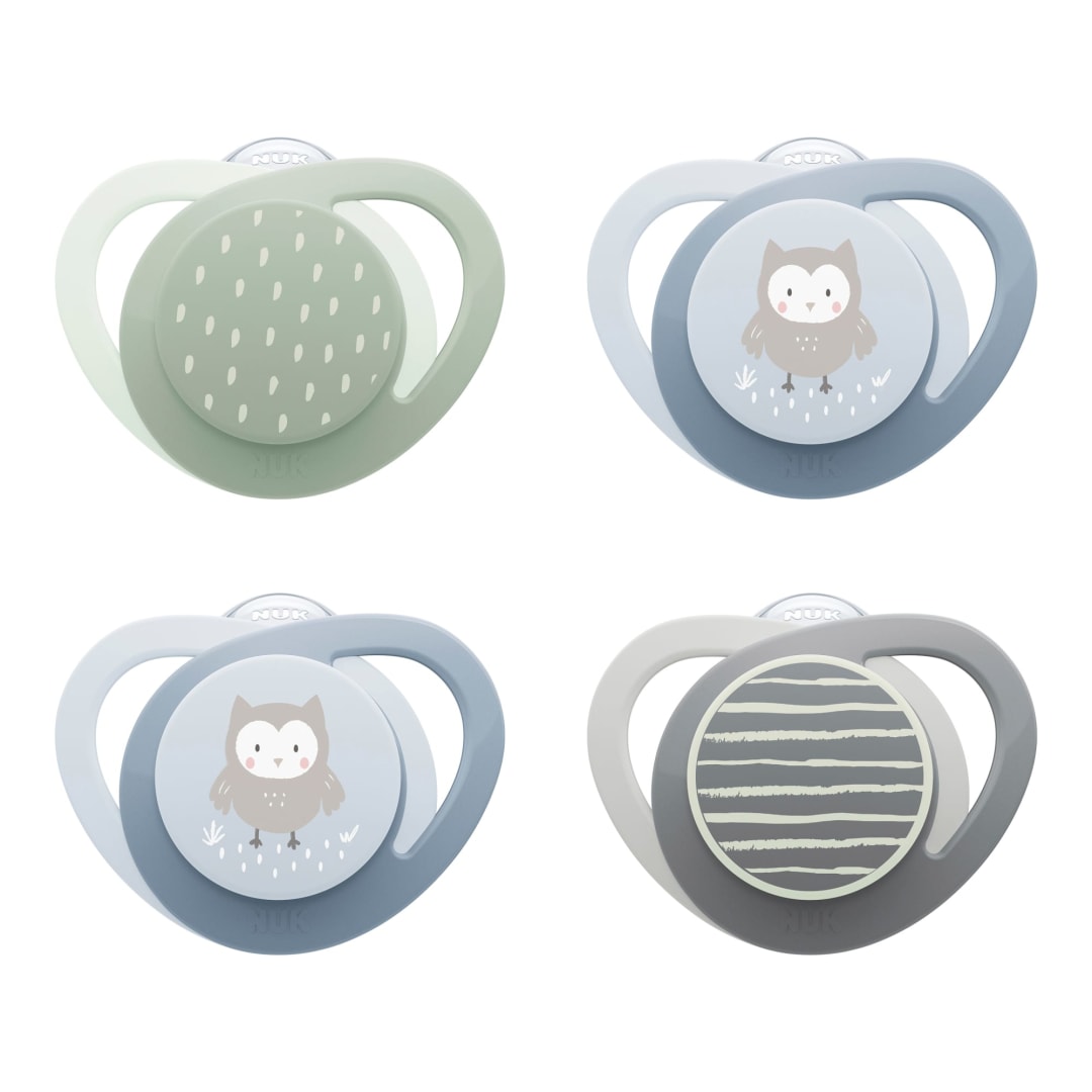 NUK® Orthodontic Pacifier, 4-Pack, 0-6 Months