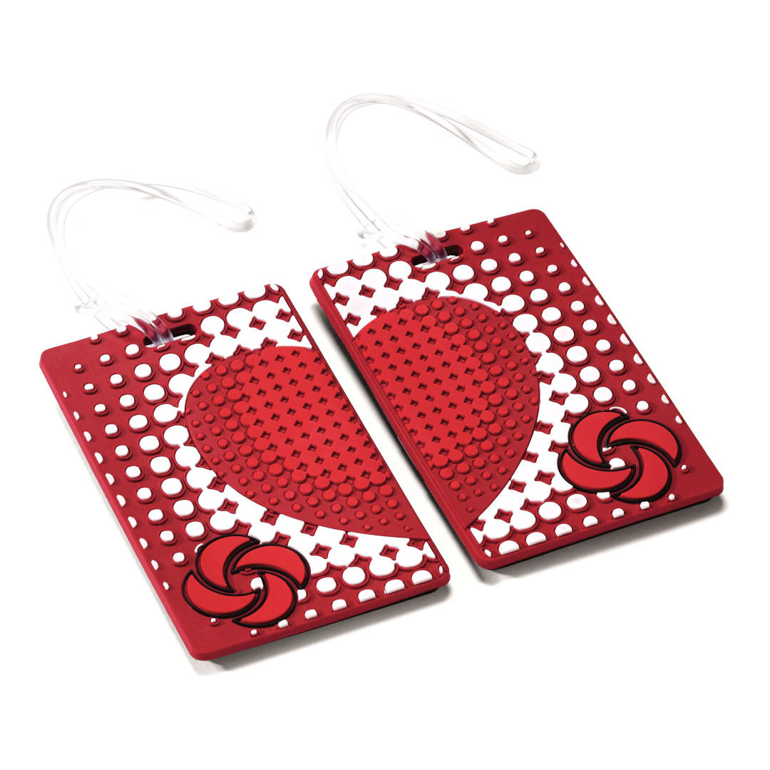 Travel Acc Pt Designer Id Tags (Pair) - True Love