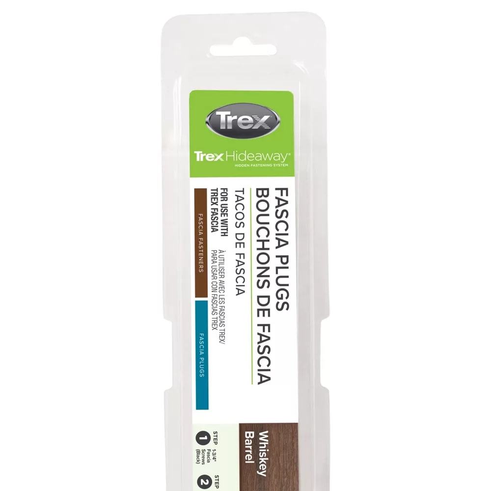 Trex® Fascia Plugs Whiskey Barrel- 80 count/pack