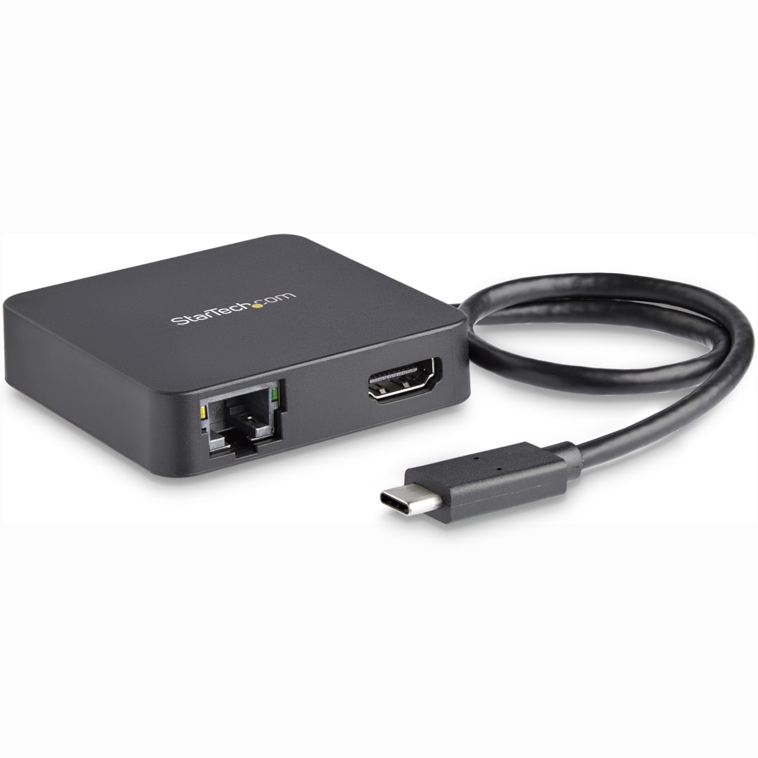 USB-C Adapter - With 4K HDMI, GbE, USB-C, USB-A
