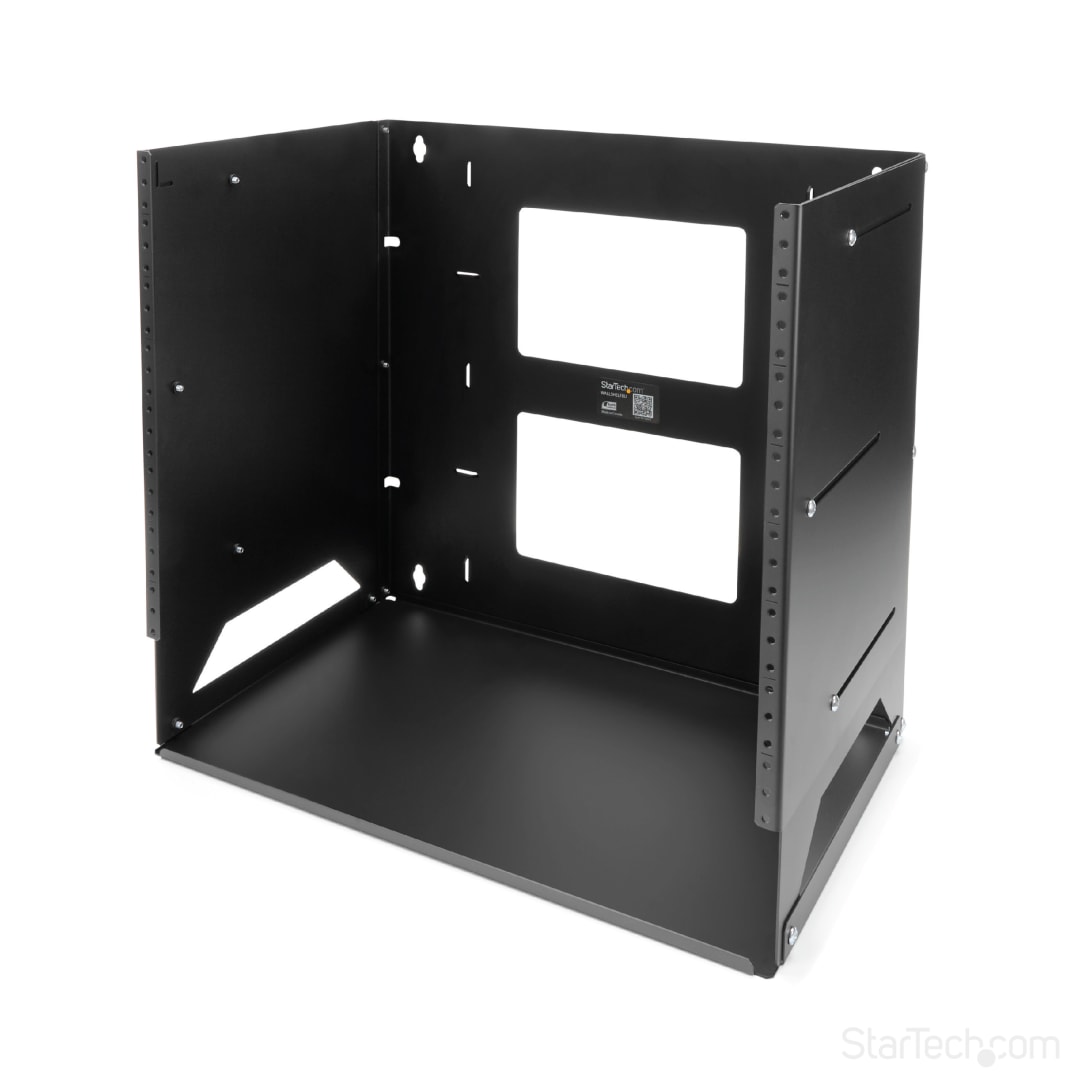 Wallmount Rack with Shelf - 8U
