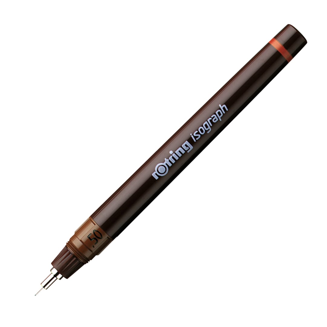 rOtring Isograph Technical Drawing Pen | 0.50 mm | Refillable Fineliner Pen