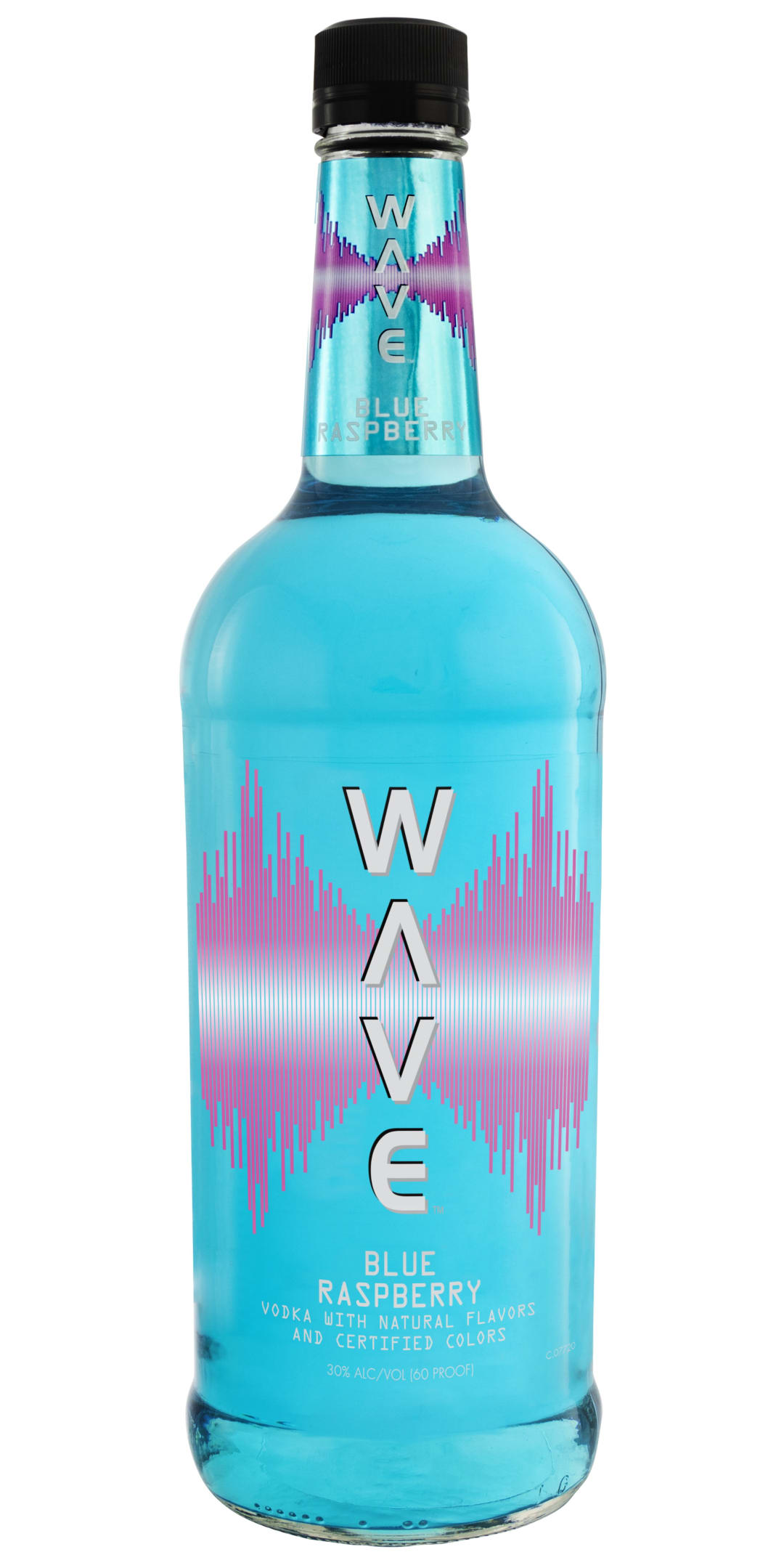 Wave Blue Raspbry Vodka 1l 60 Proof