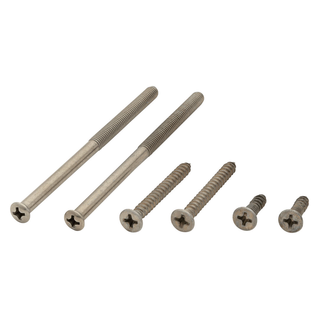 Deadbolt Double Cylinder Screw Pack for Satin Nickel Finish