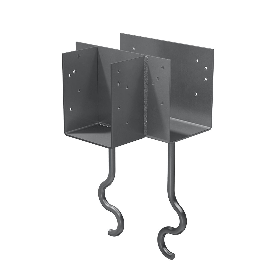 Simpson Strong-Tie CCTQM5.50-SDSG CCTQM® 5-1/2 in. T-Shape Column Cap for Masonry w/ SDS Screws