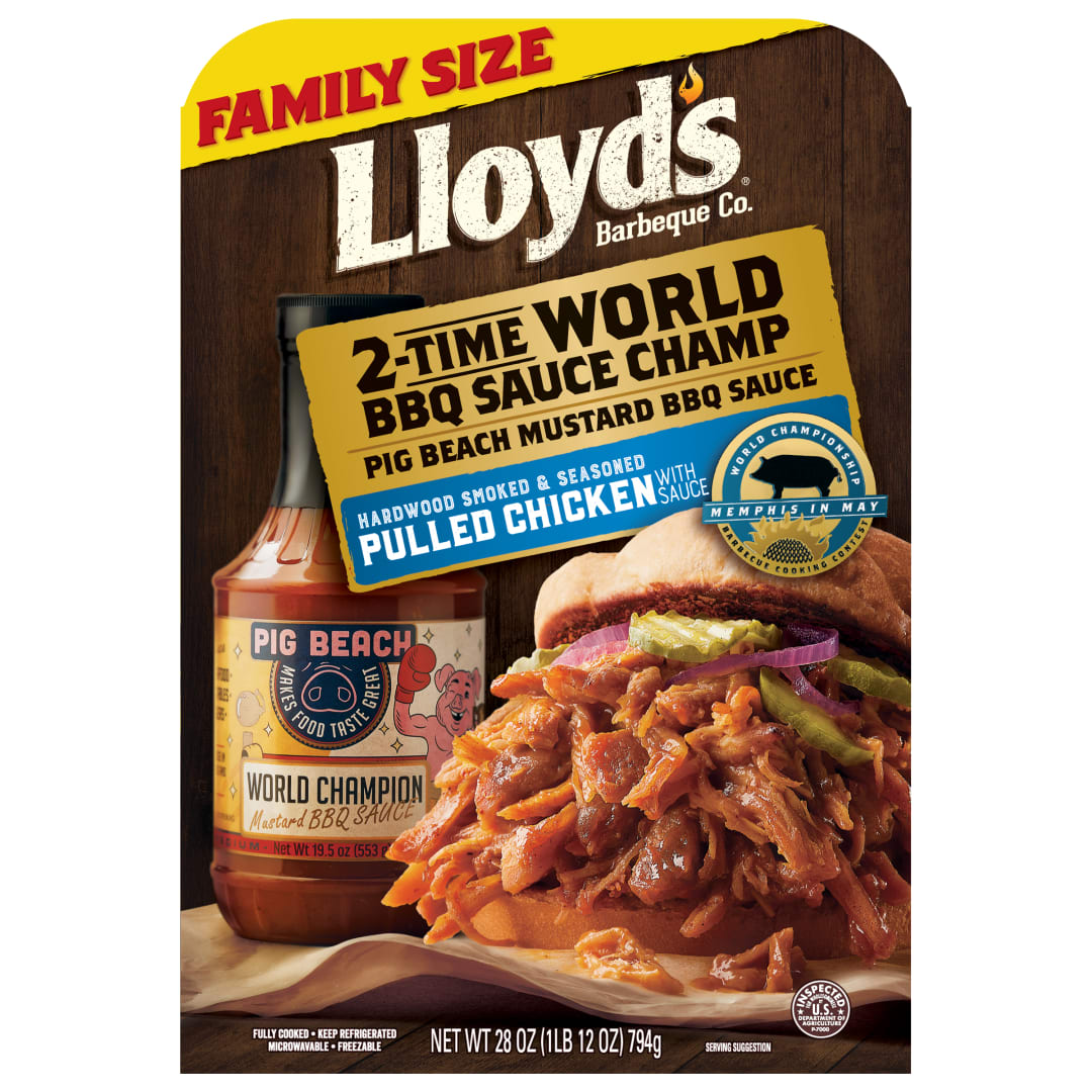 LLOYD'S Pulled Chicken with Pig Beach BBQ Sauce