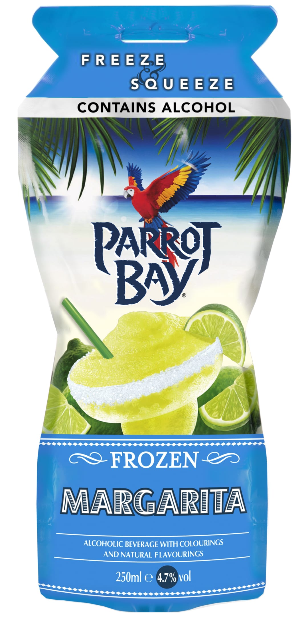 Parrot Bay Peach Margarita Cocktail 250ml Pouch 9.4 Proof